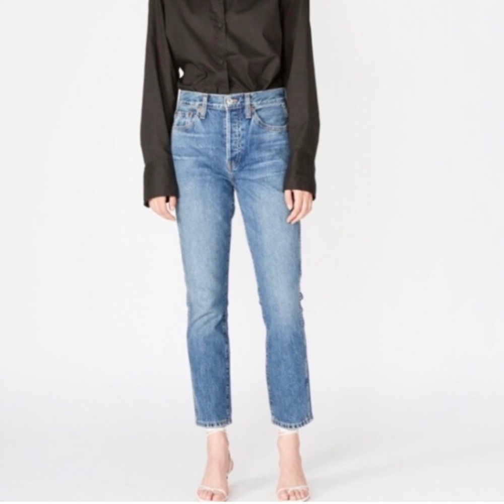 Re/Done Originals Double Needle Crop Jeans Size 30